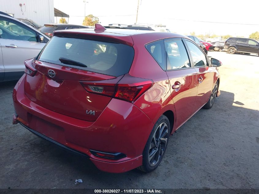 2016 Scion Im VIN: JTNKARJE1GJ516193 Lot: 38026027