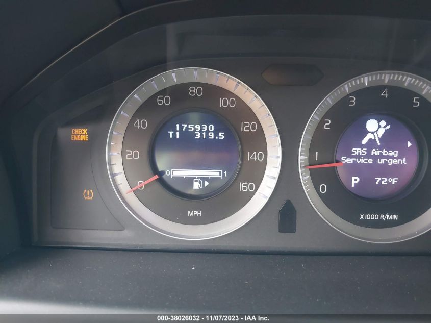 2009 Volvo S80 I6 Turbo VIN: YV1AH992191105606 Lot: 38026032