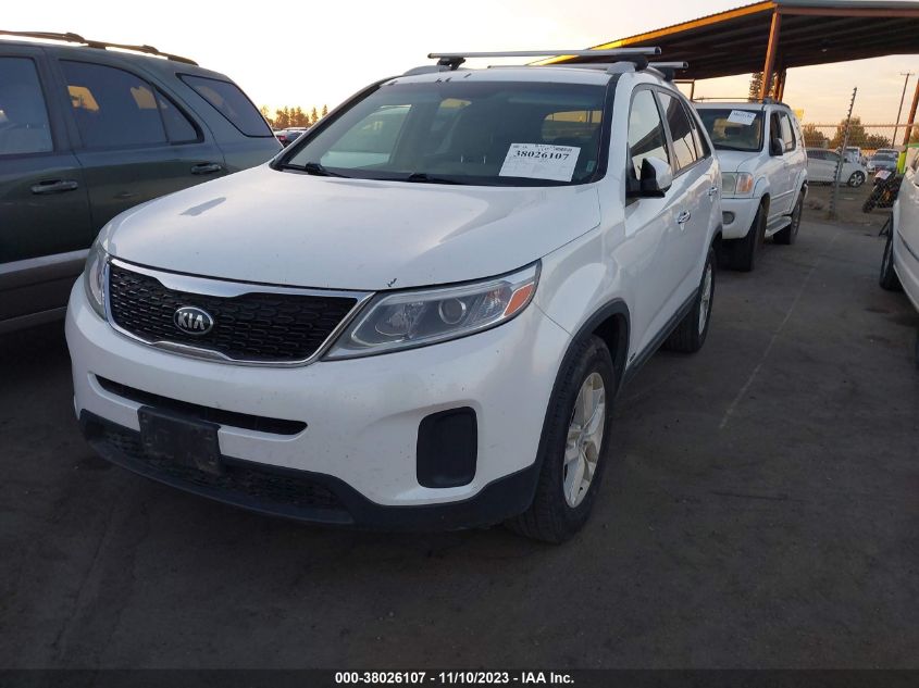 2015 Kia Sorento Lx V6 VIN: 5XYKTDA74FG600526 Lot: 38026107