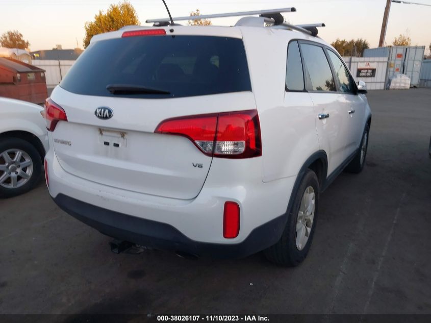 2015 Kia Sorento Lx V6 VIN: 5XYKTDA74FG600526 Lot: 38026107