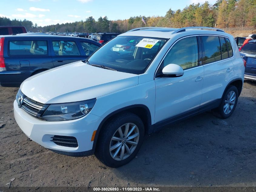 2017 Volkswagen Tiguan 2.0T Wolfsburg Edition VIN: WVGRV7AX1HW505773 Lot: 38026893