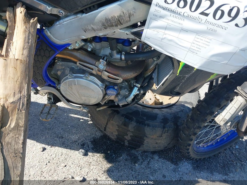 2021 YAMAHA YZ450 F - JYACJ26C3MA010850
