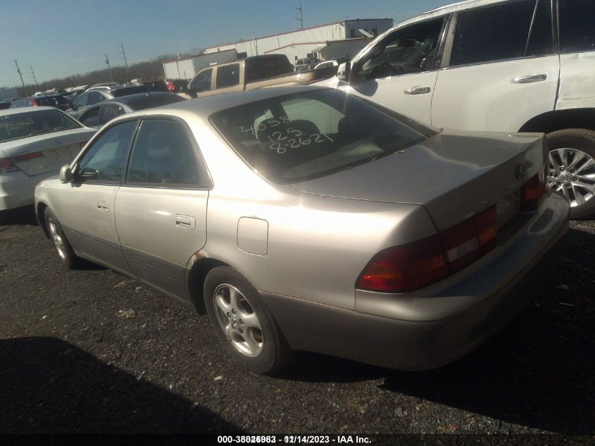 1999 Lexus Es 300 VIN: JT8BF28G9X5063856 Lot: 38026983