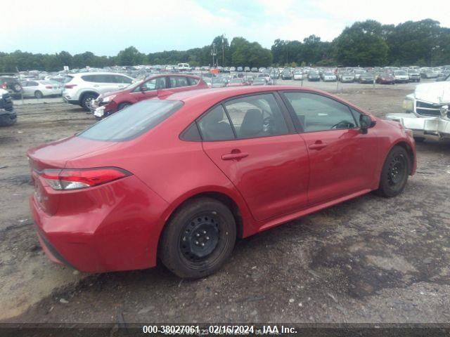 2020 Toyota Corolla Le VIN: 5YFEPRAE4LP104145 Lot: 38027061