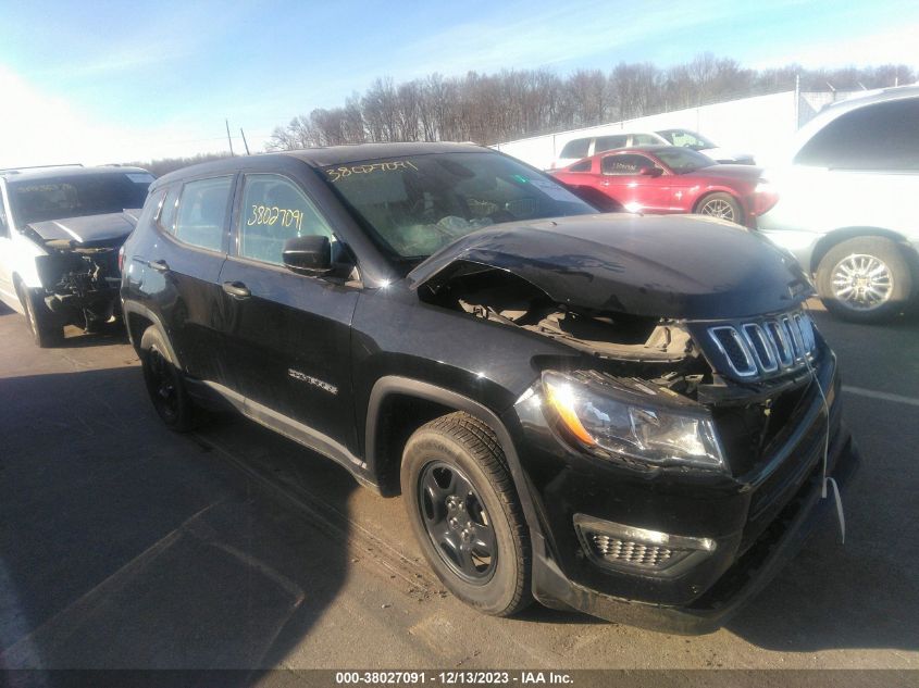 2019 Jeep Compass Sport Fwd VIN: 3C4NJCAB8KT726571 Lot: 38027091