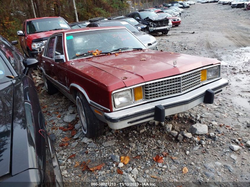 1978 Ford Fairmont VIN: 8X92T163301 Lot: 38027213