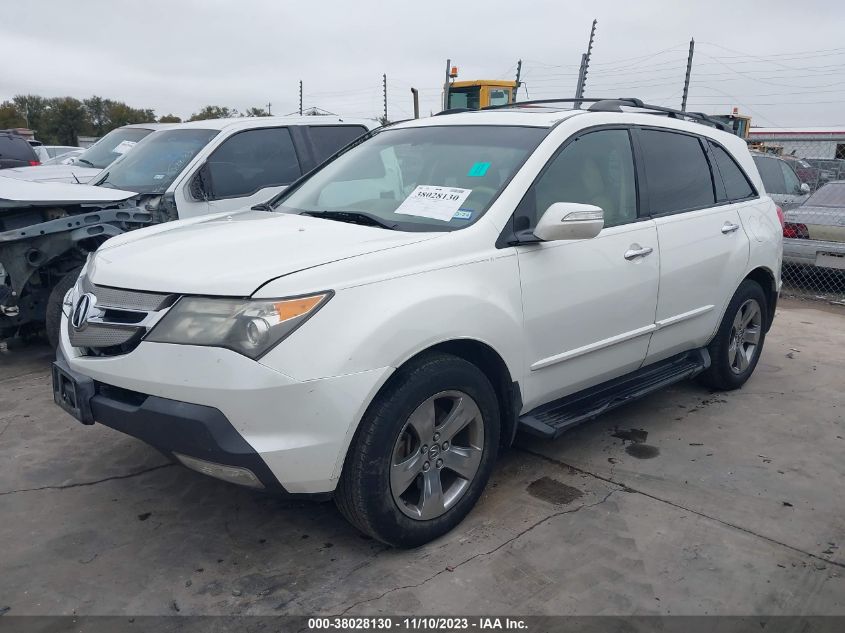 2007 Acura Mdx Sport Package VIN: 2HNYD28867H519633 Lot: 38028130