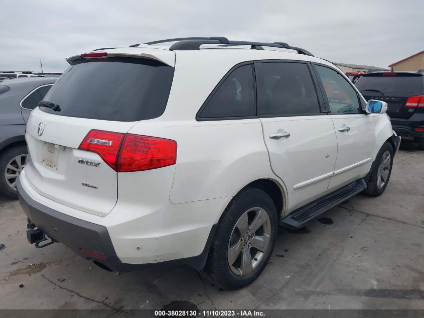 2007 Acura Mdx Sport Package VIN: 2HNYD28867H519633 Lot: 38028130