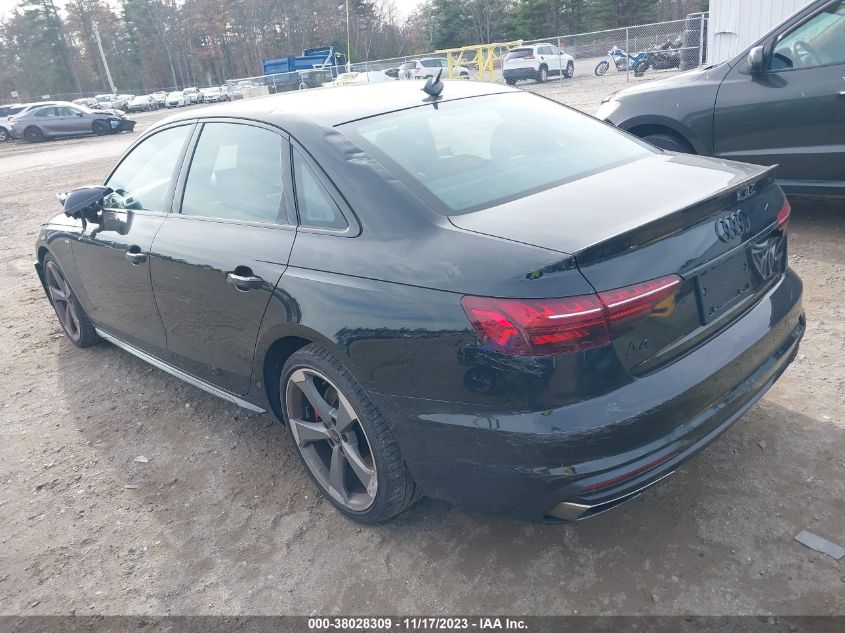 2023 Audi A4 Premium Plus 45 Tfsi S Line Quattro S Tronic VIN: WAUEAAF4XPA003444 Lot: 38028309