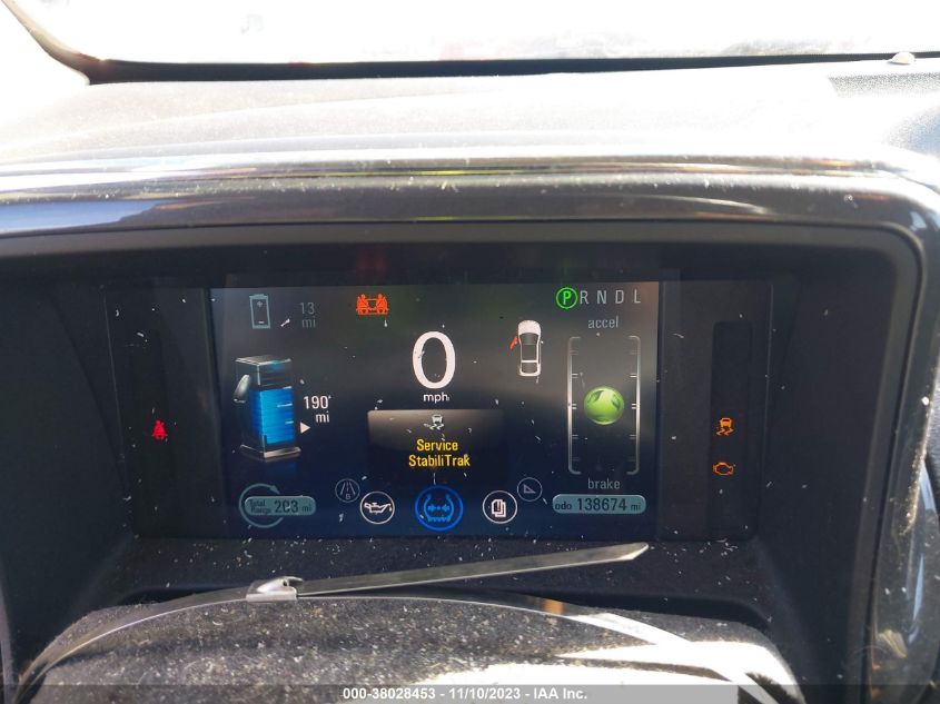 2011 Chevrolet Volt VIN: 1G1RD6E49BU100287 Lot: 38028453