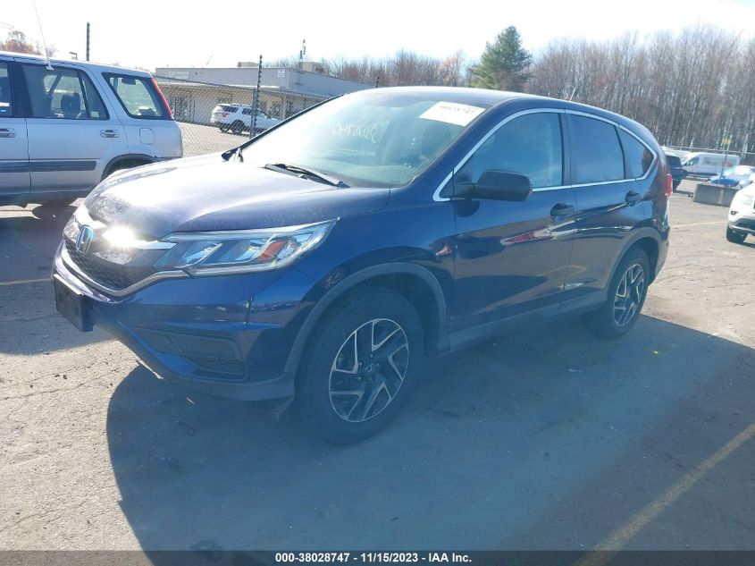 2016 Honda Cr-V Se VIN: 5J6RM4H45GL130272 Lot: 38028747