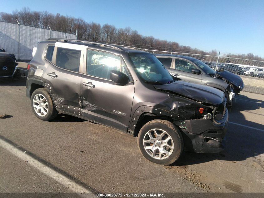 2018 Jeep Renegade Latitude 4X4 VIN: ZACCJBBB8JPG79399 Lot: 38028772