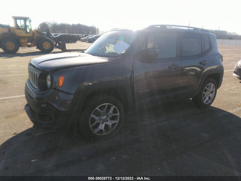 2018 Jeep Renegade Latitude 4X4 VIN: ZACCJBBB8JPG79399 Lot: 38028772