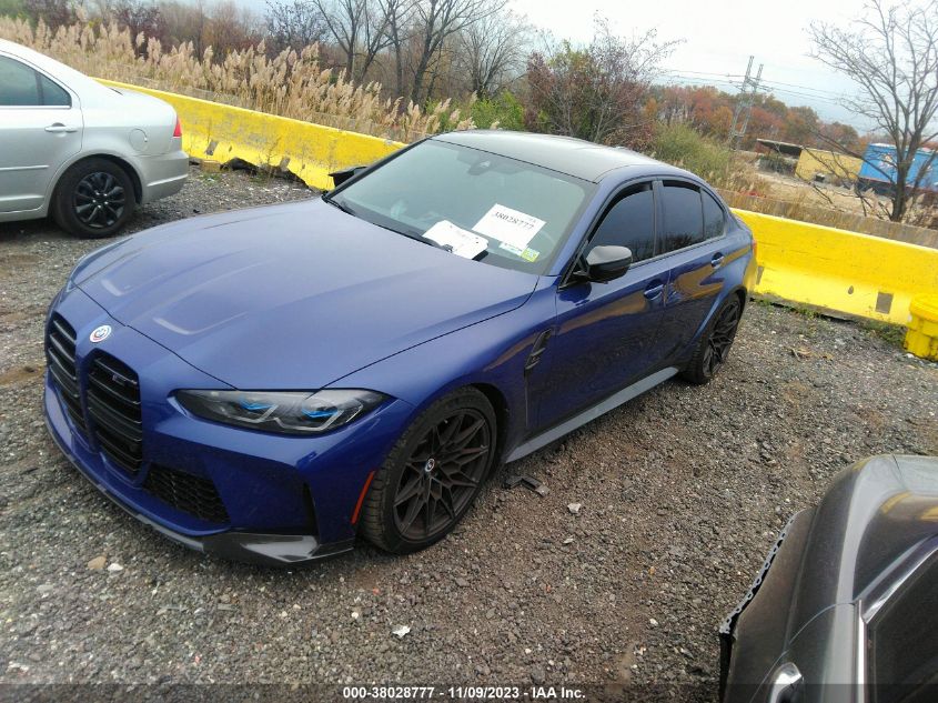 2023 BMW M3 Competition xDrive VIN: WBS43AY07PFN39749 Lot: 38028777