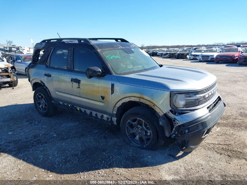 2022 Ford Bronco Sport Badlands VIN: 3FMCR9D95NRE21005 Lot: 38028843