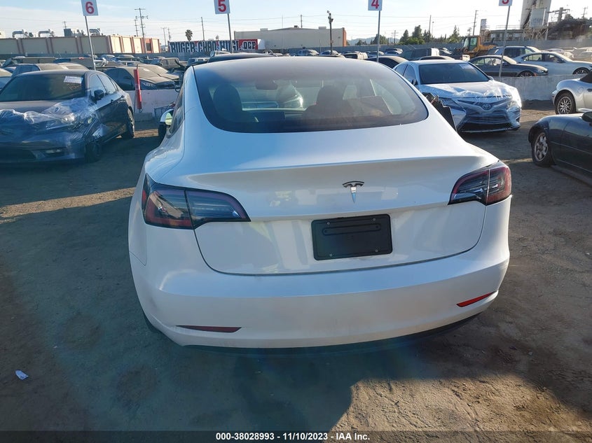 2023 Tesla Model 3 Rear-Wheel Drive VIN: 5YJ3E1EA4PF492128 Lot: 38028993