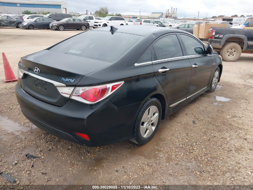 2011 Hyundai Sonata Hybrid VIN: KMHEC4A44BA004129 Lot: 38029005