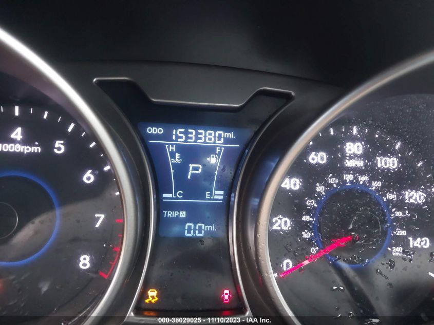 2013 Hyundai Veloster Base W/Black VIN: KMHTC6AD7DU142770 Lot: 38029025