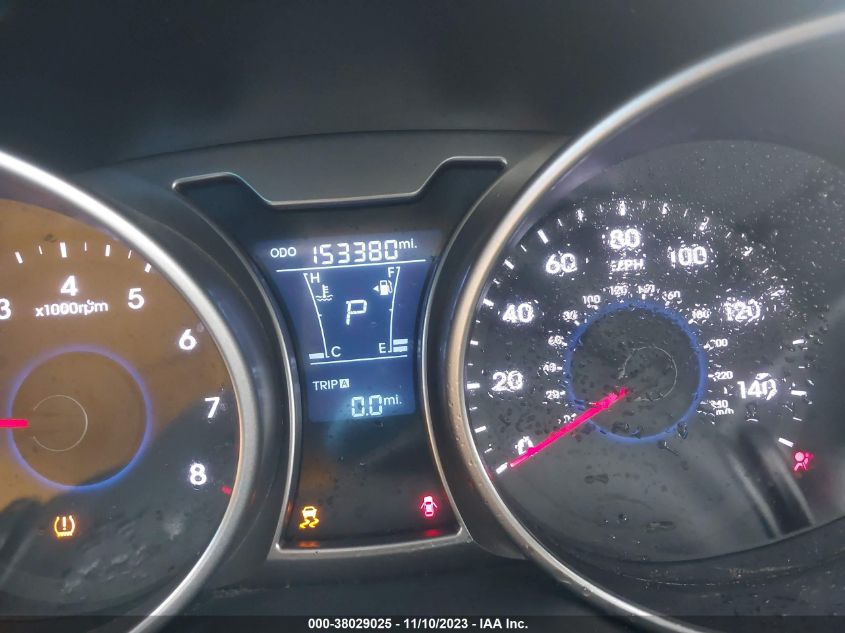 2013 Hyundai Veloster Base W/Black VIN: KMHTC6AD7DU142770 Lot: 38029025