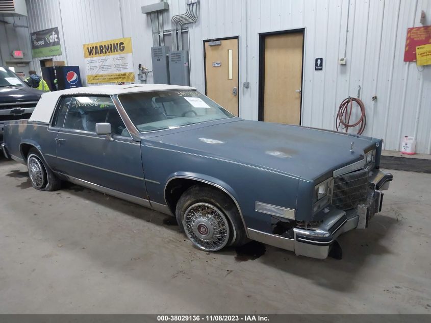 1G6AL578XEE652206 1984 Cadillac Eldorado