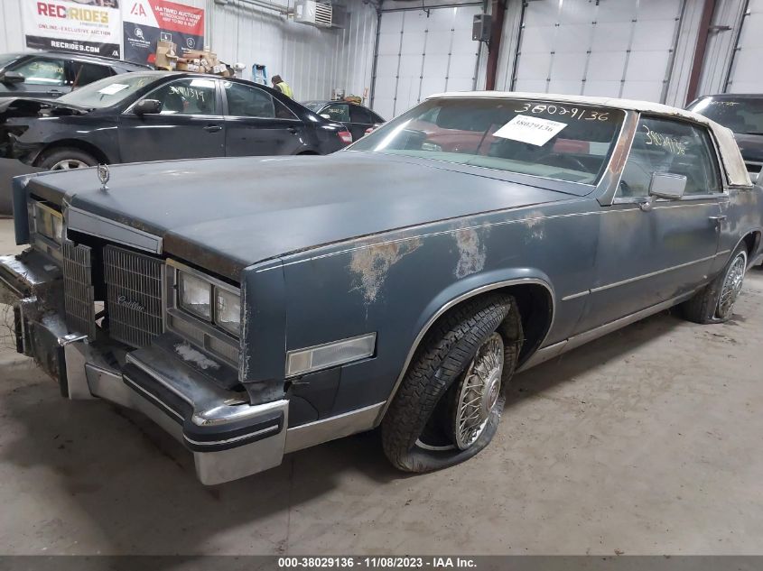 1G6AL578XEE652206 1984 Cadillac Eldorado