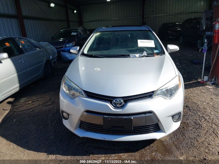 2015 Toyota Corolla Le Plus VIN: 2T1BURHE3FC264376 Lot: 38029427