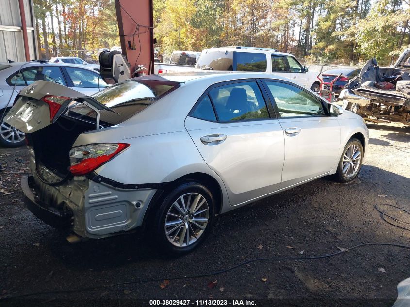 2015 Toyota Corolla Le Plus VIN: 2T1BURHE3FC264376 Lot: 38029427