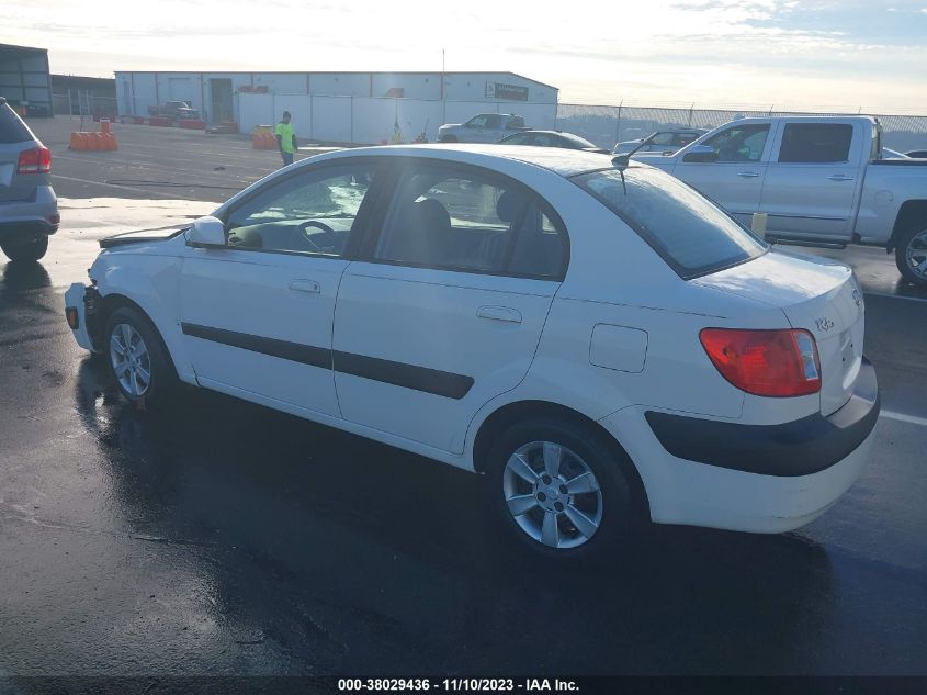 2007 Kia Rio Lx VIN: KNADE123076242307 Lot: 38029436