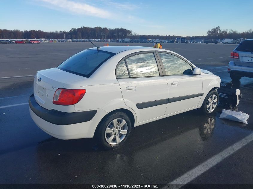 2007 Kia Rio Lx VIN: KNADE123076242307 Lot: 38029436