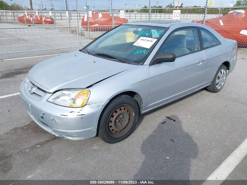 2001 Honda Civic Ex VIN: 1HGEM22971L088578 Lot: 38029690