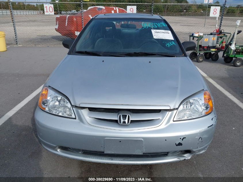 2001 Honda Civic Ex VIN: 1HGEM22971L088578 Lot: 38029690