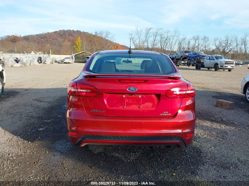 2016 Ford Focus Se VIN: 1FADP3F23GL296976 Lot: 38029733