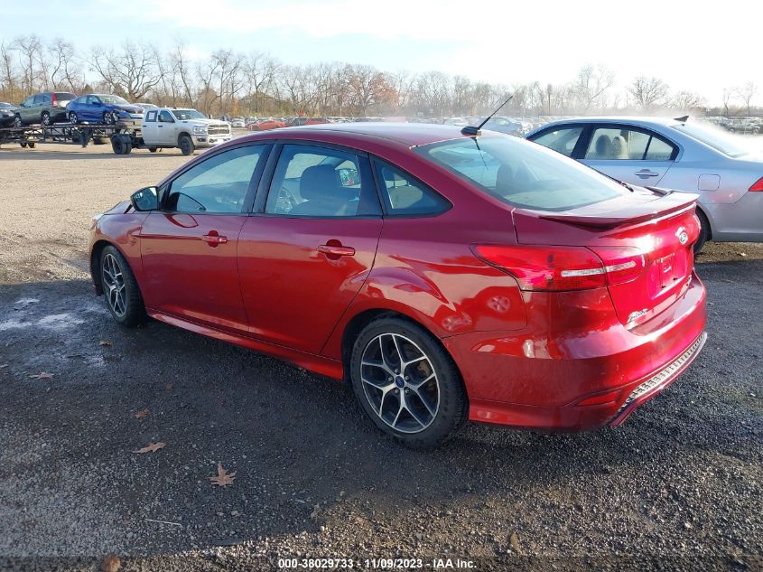 2016 Ford Focus Se VIN: 1FADP3F23GL296976 Lot: 38029733