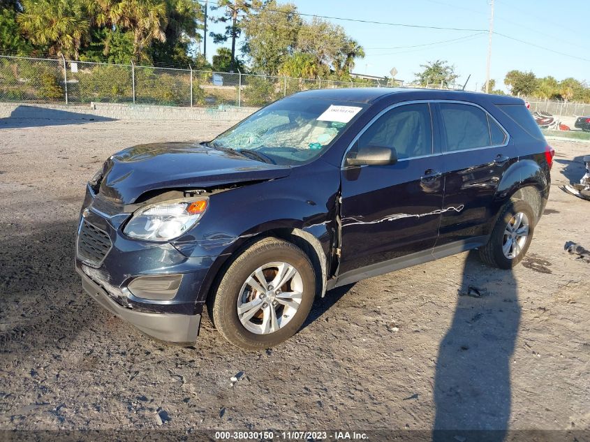 2017 Chevrolet Equinox Ls VIN: 2GNALBEK2H1578061 Lot: 38030150