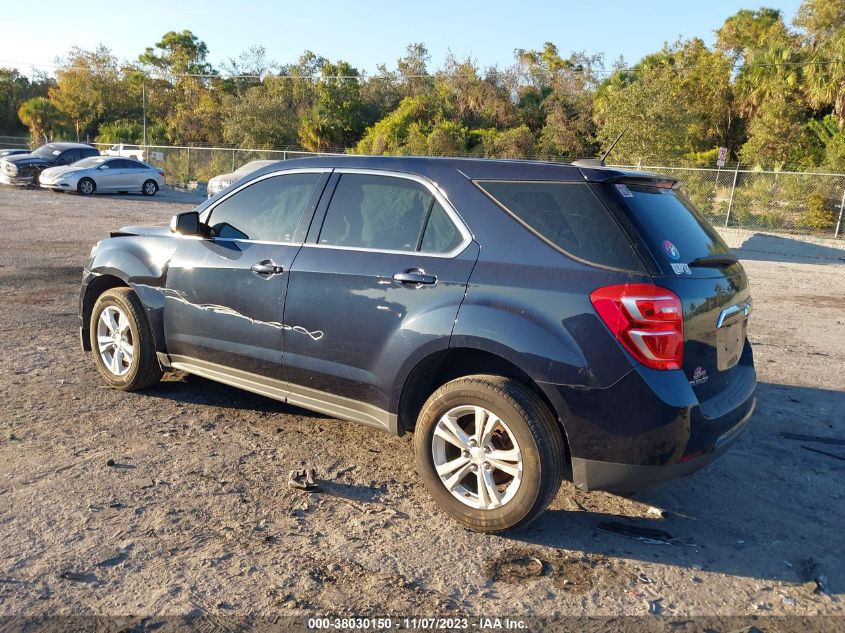 2017 Chevrolet Equinox Ls VIN: 2GNALBEK2H1578061 Lot: 38030150