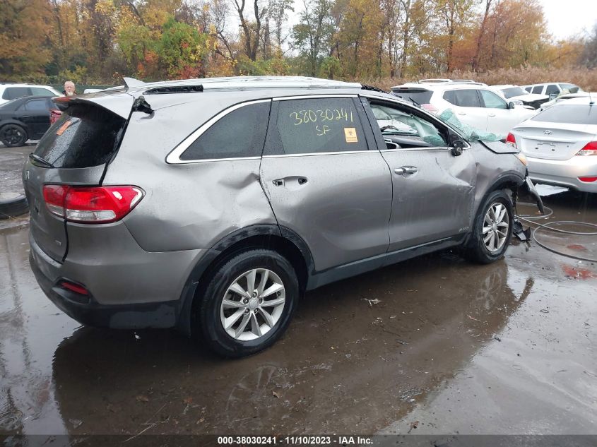 2016 Kia Sorento 2.4L Lx VIN: 5XYPGDA38GG056444 Lot: 38030241