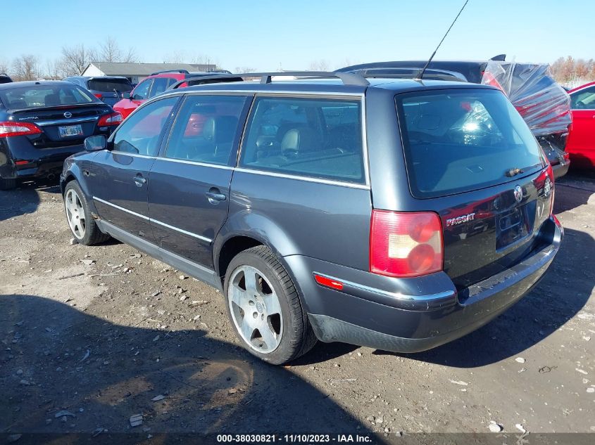 2003 Volkswagen Passat Glx VIN: WVWYH63B23E408437 Lot: 38030821