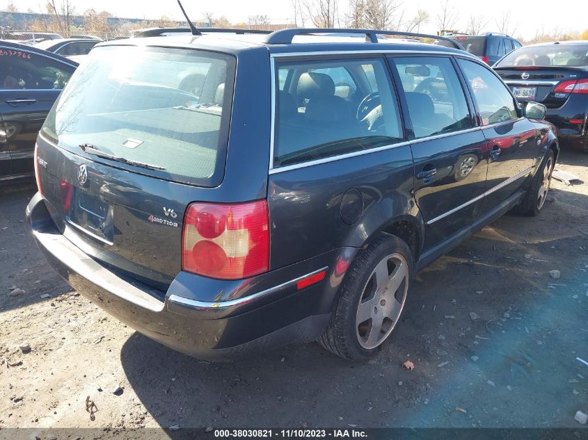 2003 Volkswagen Passat Glx VIN: WVWYH63B23E408437 Lot: 38030821