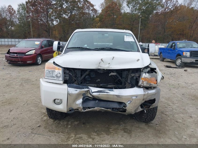 2010 Nissan Titan Le VIN: 1N6AA0EC5AN305855 Lot: 38031026