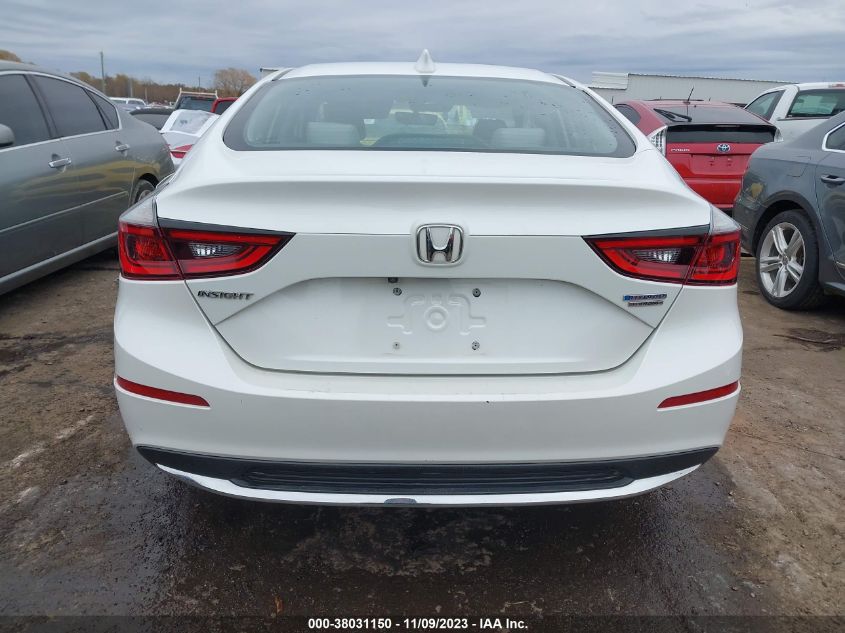 2019 Honda Insight Touring VIN: 19XZE4F96KE033696 Lot: 38031150