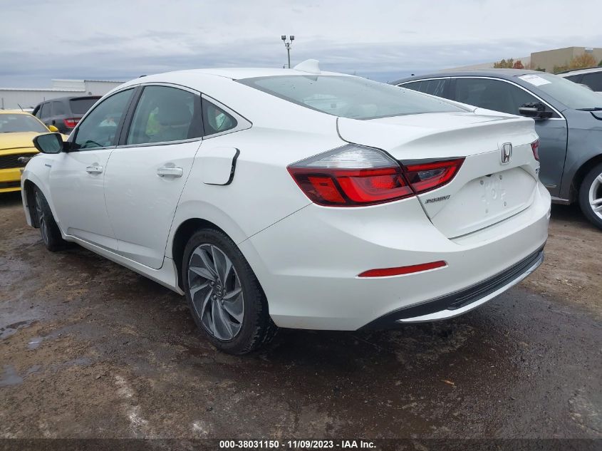 2019 Honda Insight Touring VIN: 19XZE4F96KE033696 Lot: 38031150