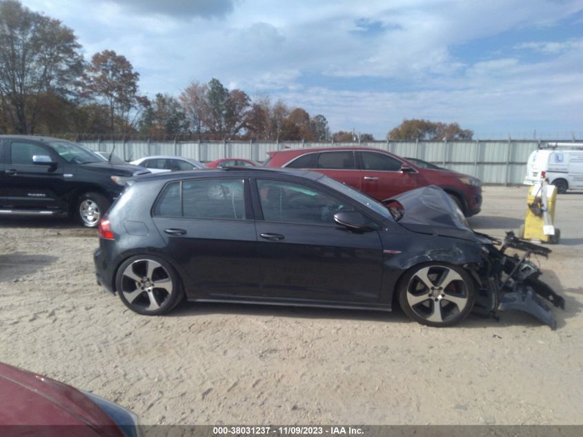 2015 Volkswagen Golf Gti 2.0T Se 4-Door VIN: 3VW5T7AU2FM045239 Lot: 38031237