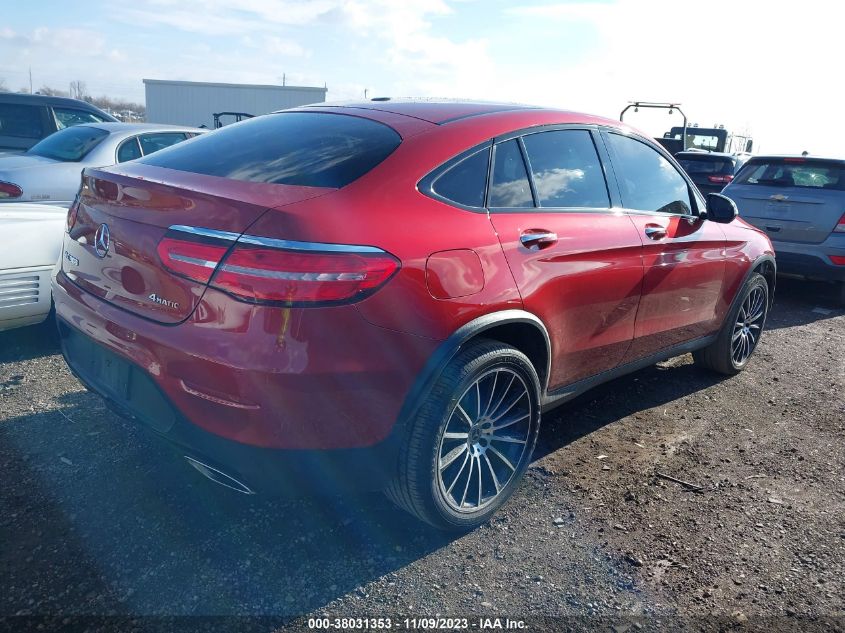 2018 Mercedes-Benz Glc 300 Coupe VIN: WDC0J4KB6JF379128 Lot: 38031353