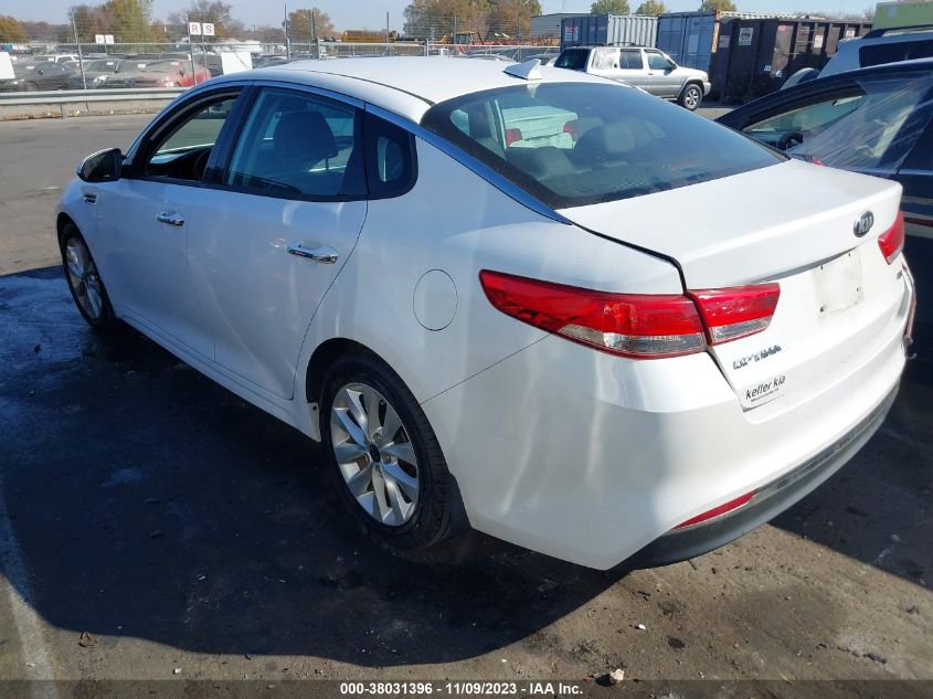 2016 Kia Optima Ex VIN: 5XXGU4L38GG120475 Lot: 38031396