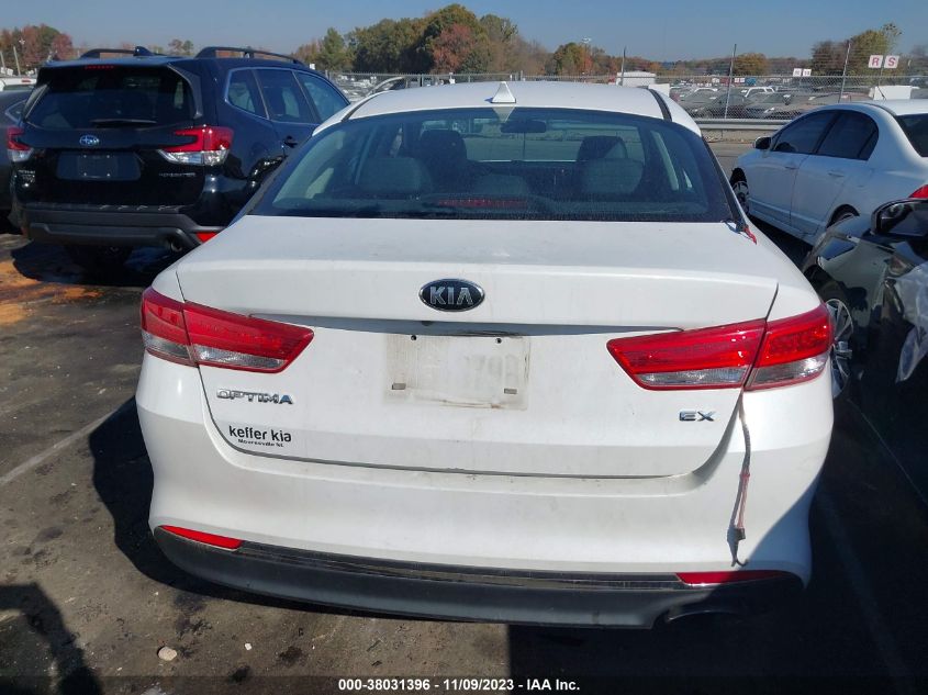 2016 Kia Optima Ex VIN: 5XXGU4L38GG120475 Lot: 38031396