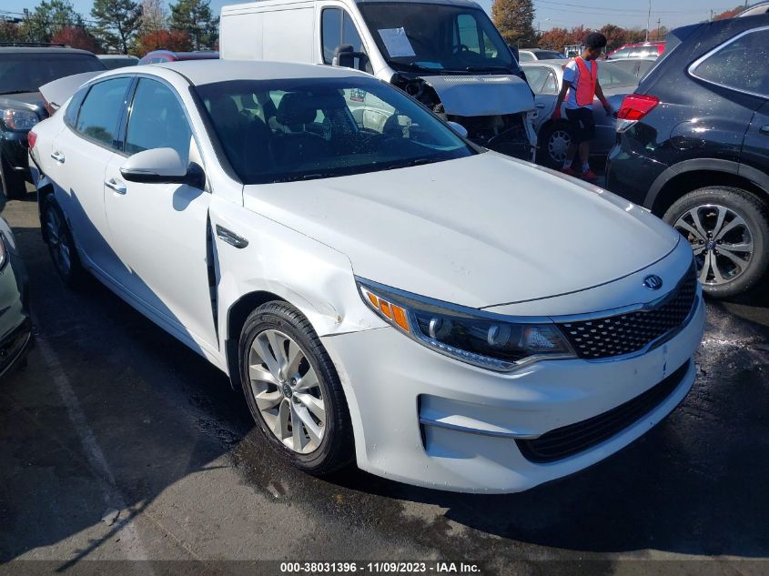 2016 Kia Optima Ex VIN: 5XXGU4L38GG120475 Lot: 38031396