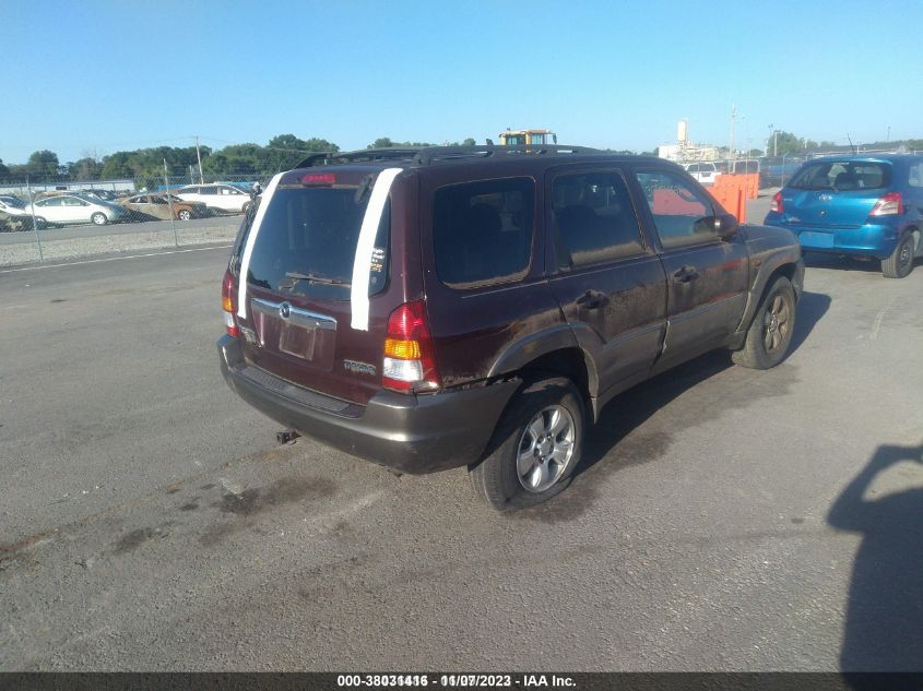 2002 Mazda Tribute Lx/Es VIN: 4F2YU09172KM51548 Lot: 38031416