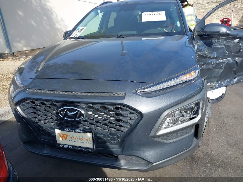 2021 Hyundai Kona Sel VIN: KM8K22AA9MU689147 Lot: 38031496