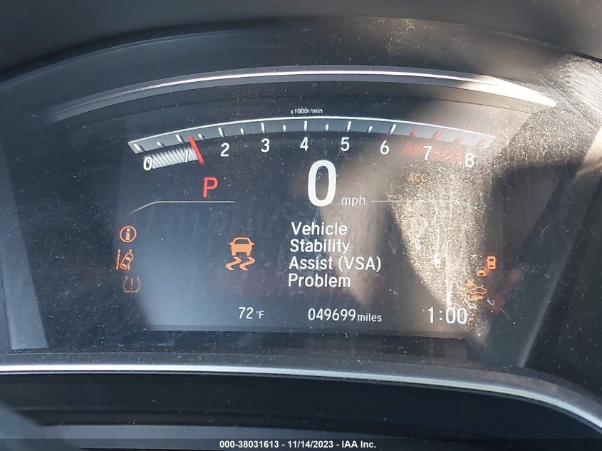 2019 Honda Cr-V Ex VIN: 5J6RW1H54KA009903 Lot: 38031613