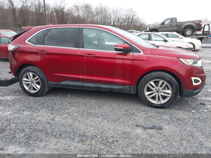 2015 Ford Edge Sel VIN: 2FMTK3J97FBB88993 Lot: 38031656